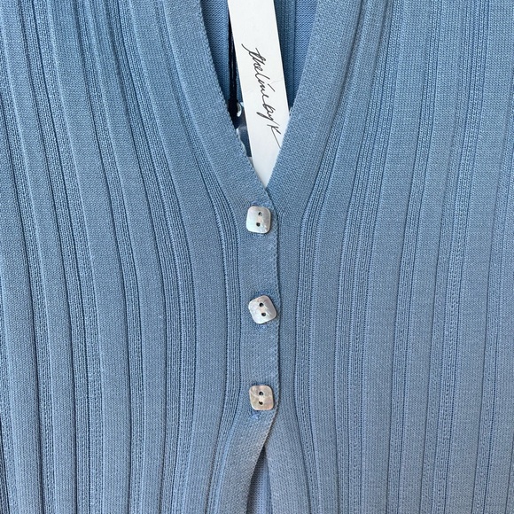 The Line By K - Daisy cardigan in Mineral Blue. Size XS. NWT - Picture 4 of 4
